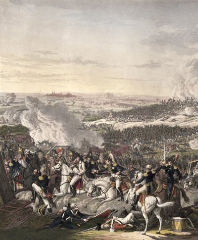 The Flight of Napoleon, Waterloo, 18th June 1815 by Johann Moritz Rugendas